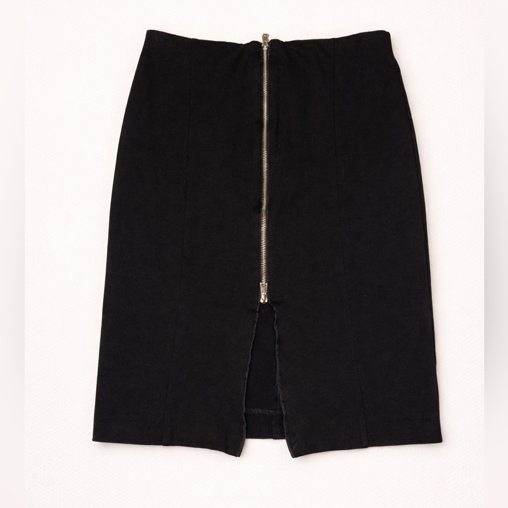 ✨ Zac & Rachel Black Zip-Front Pencil Skirt | Size M ✨